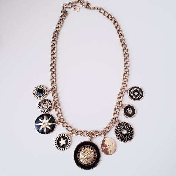 Source Unknown Jewelry - Gold Tone Lion Star Necklace